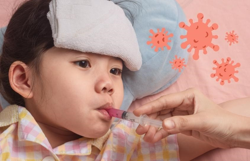 Bệnh adenovirus gây mệt mỏi cho bé